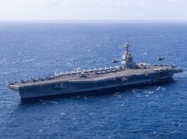 Cómo se vive en el portaaviones más grande del mundo: crece la incomodidad dentro del USS Gerald R. Ford