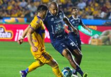 Salomón Rondón marca y guía triunfo del Pachuca ante Tigres