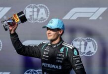 Russell frenó el ritmo de Antonelli al quedarse con la pole de la carrera sprint del GP de Canadá