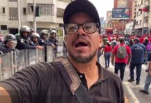 VIDEO: alias "Cabeza 'e mango" imploró a los chavistas que salgan a repeler a los gringos